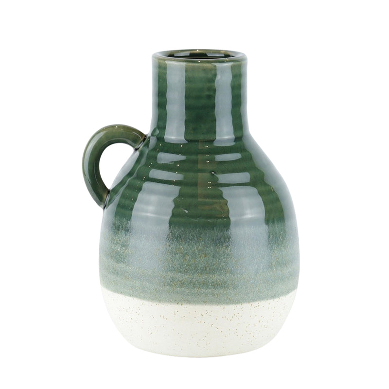 CERAMIC 10 JUG, GREEN