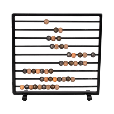 15" Decorative Abacus, Black Multi