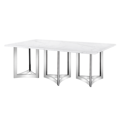 Alexa Marble Top Dining Table