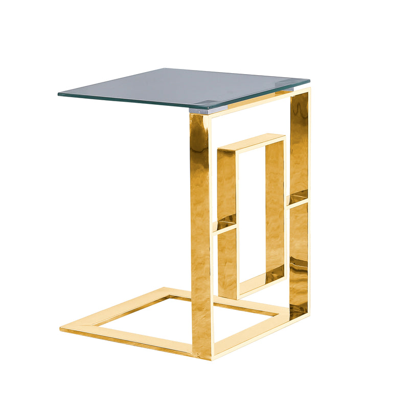 METAL BOX FRAME 22 SIDE TABLE GOLD