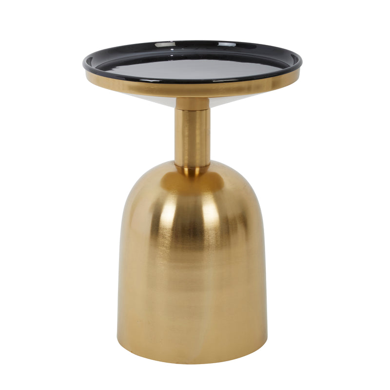 IRON 20" ACCENT TABLE,GOLD