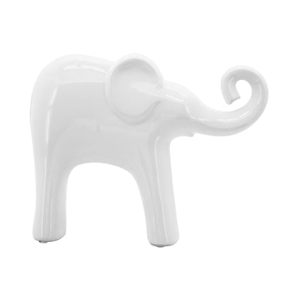 9.25" ELEPHANT,  WHITE