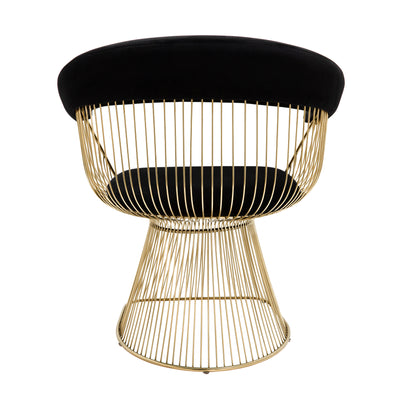 STRAND CHAIR, BLACK/GOLD