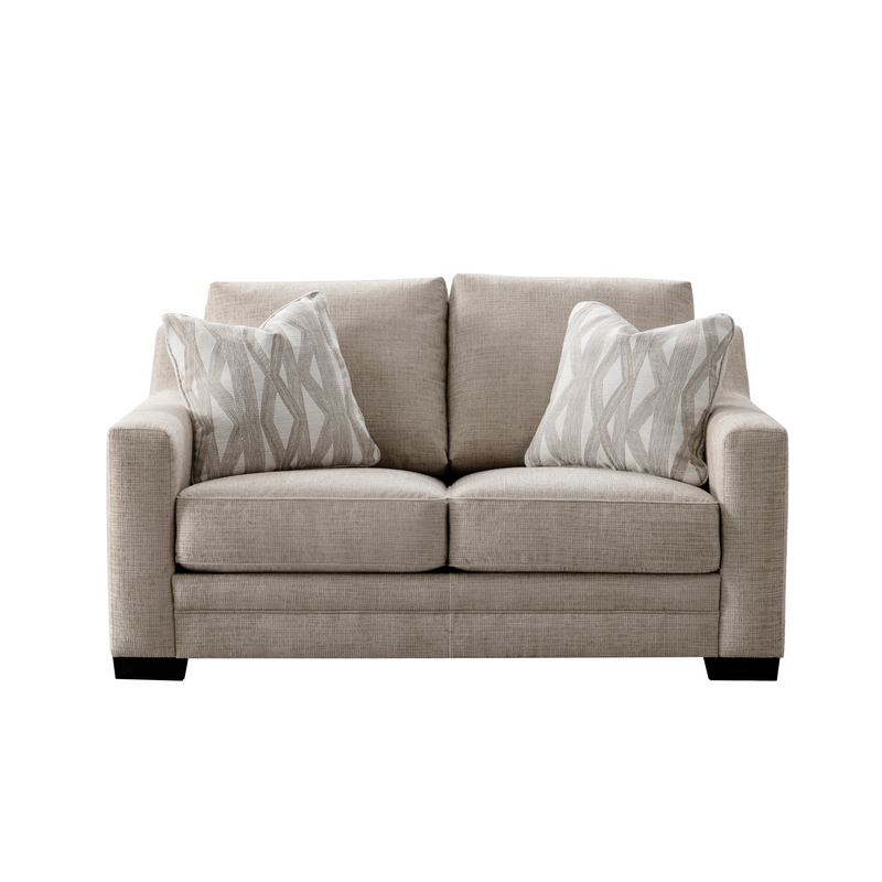 Clara Oatmeal Loveseat (165cm)