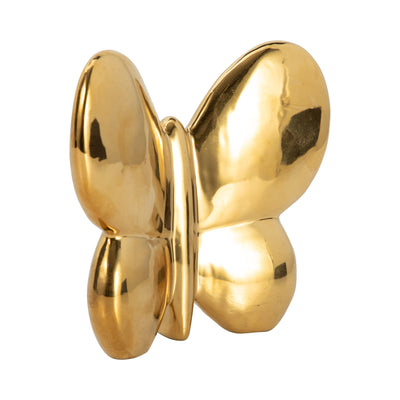 CER, 6" BALLOON BUTTERFLY, GOLD