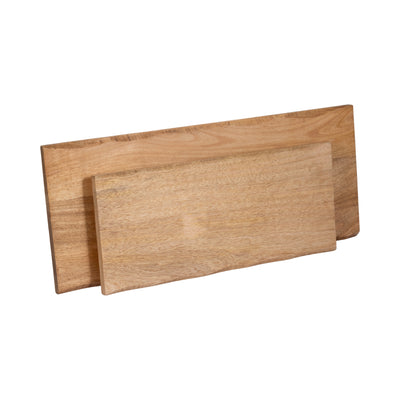 MANGO WOOD, S/2 18/24" ORGANIC BOARDS, NATURAL