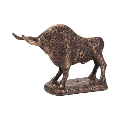 9" Molaii Bronze Bull