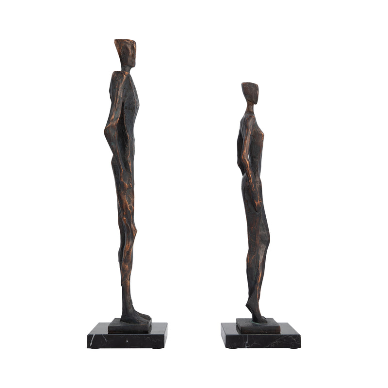 S/2 14/17" Jimara Statuary, Bronze