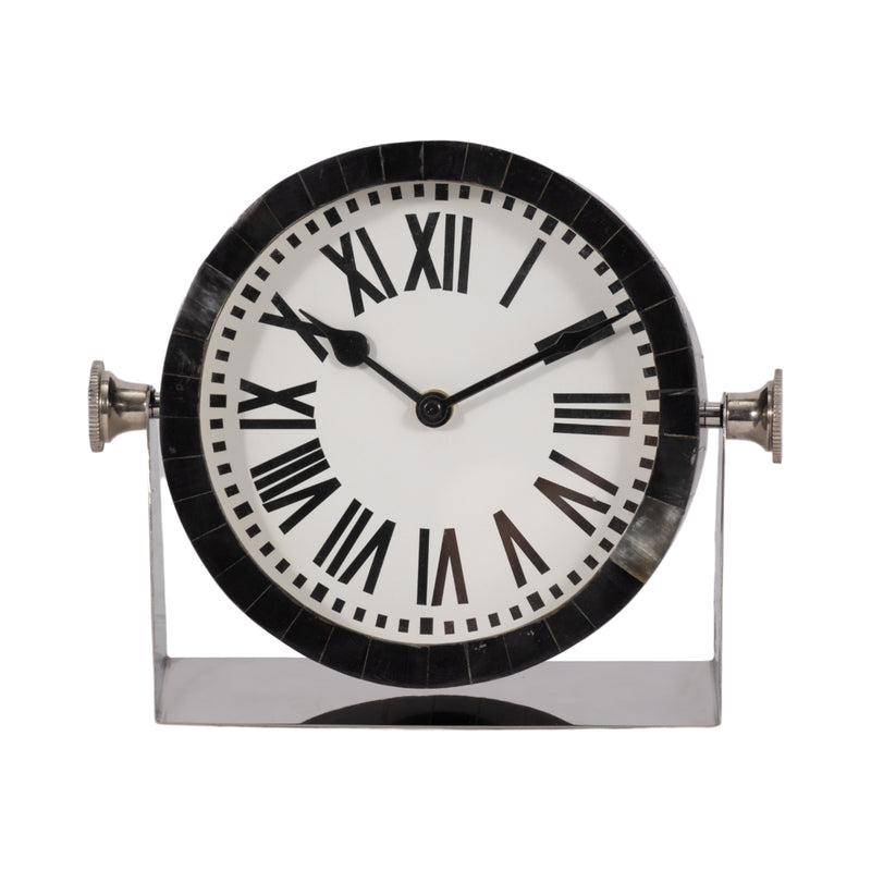 METAL TABLE CLOCK 7&