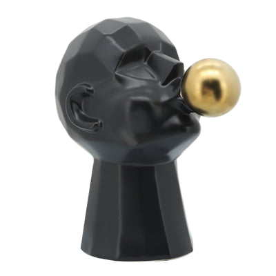 12" BUBBLE GUM MAN, BLACK