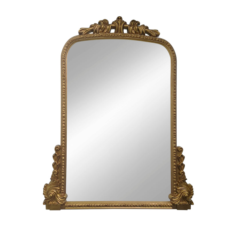 WOOD, 60", MIRROR WITH ANTIQUE FRAME, GOLD