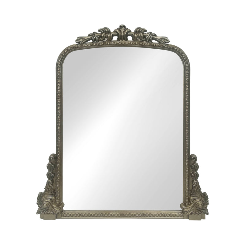 WOOD, 60", MIRROR WITH ANTIQUE FRAME, CHAMPAGNE