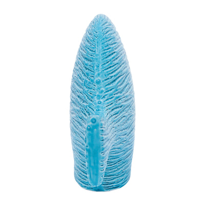 Cer, 14" Textured Fish, Blue