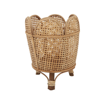 BAMBOO/RATTAN, S/2 11/14"D WAVY PLANTE