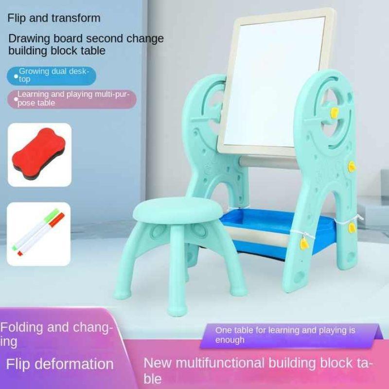 Dreeba Multi-functional building block table + Drawing Board