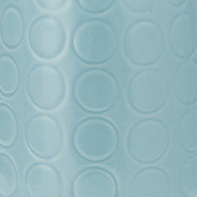 CER, 9" CIRCLES VASE, AQUA HAZE