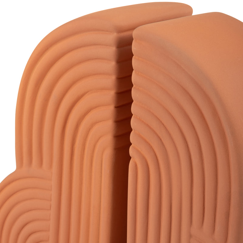 CER, S/2 13X10" ARCHES BOOKENDS, TERRACOTTA