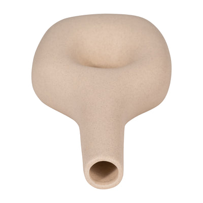 CER, 9" OPEN CUT-OUT NOMAD VASE, IVORY