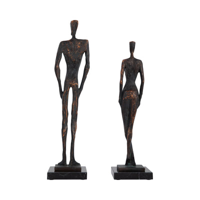 S/2 14/17" Jimara Statuary, Bronze