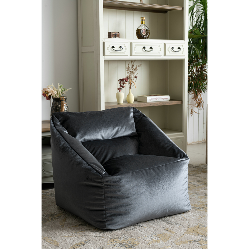 Roots For Fun Blue-Grey Bean Bag