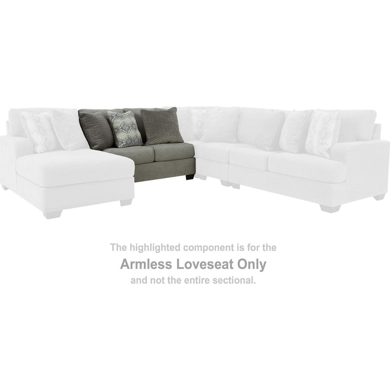 Armless Loveseat