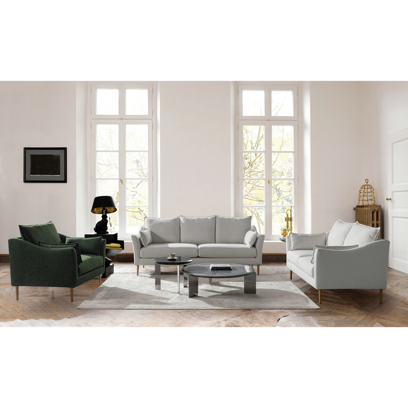 Carmen Beige Loveseat W160