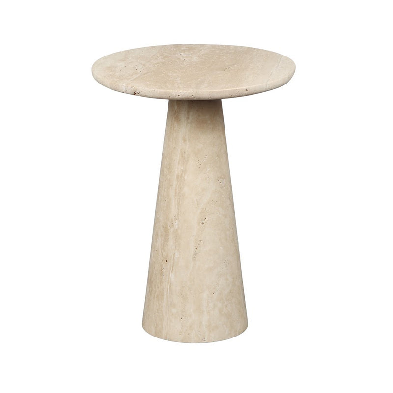 Travertine Marble Side Table