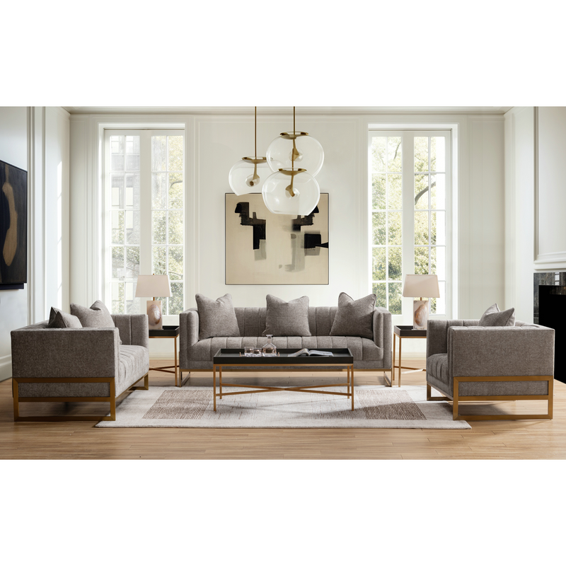 Francisco Brown Sofa Set