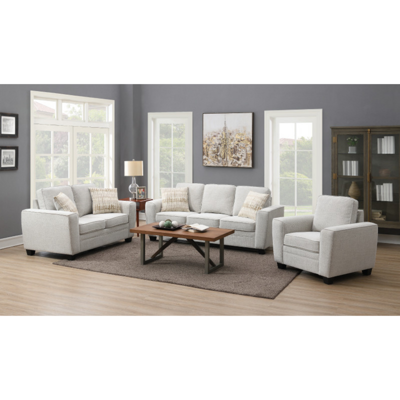 Confa Beige Loveseat With Two Pillows (154cm)