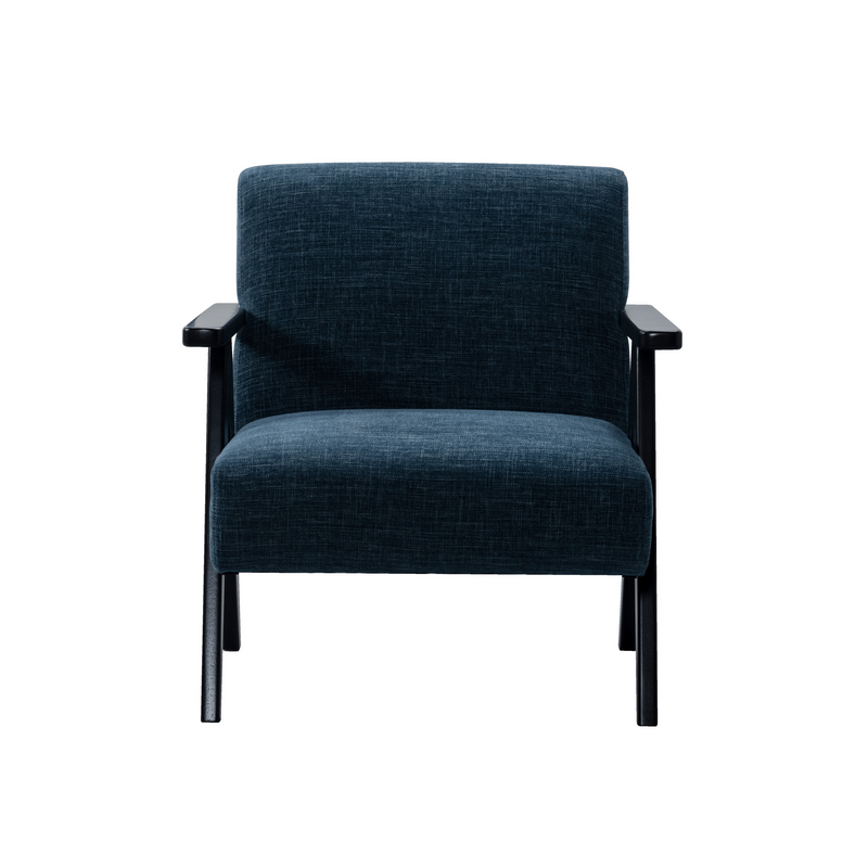 Cletus Blue Accent Chair