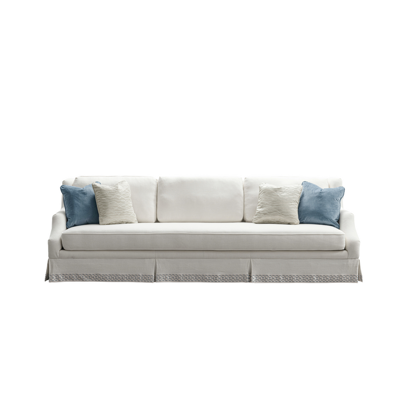 Copacabana White 5 Seater Sofa (297cm)