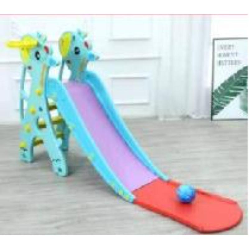 Dreeba Cute Giraffe Extension Slide With Basketball Hoop For Kids - 140x42 cm - YT-27-1