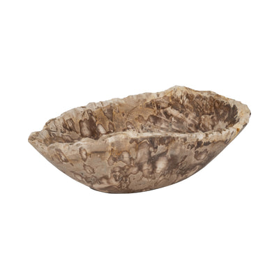 Petrified Wood, 18" Oval Bowl, Multi