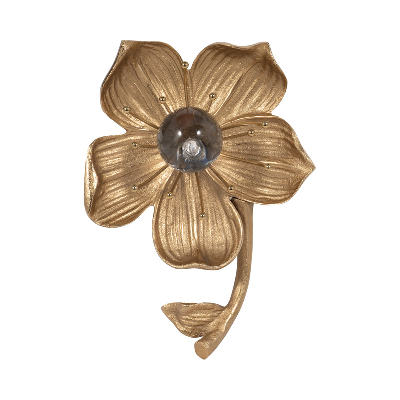 10" Margarite Metal  Flower, Champ