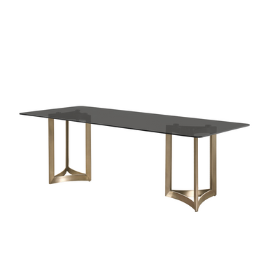 Alexa Glass Top Dining Table