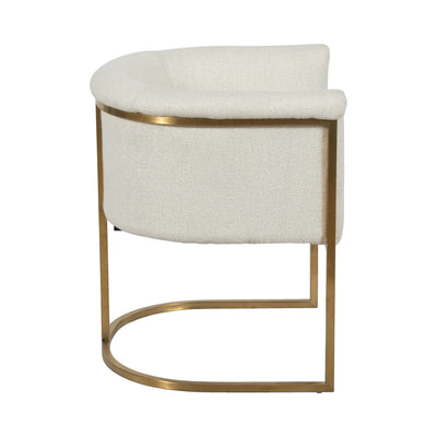 24" Vieira Accent Chair, Beige