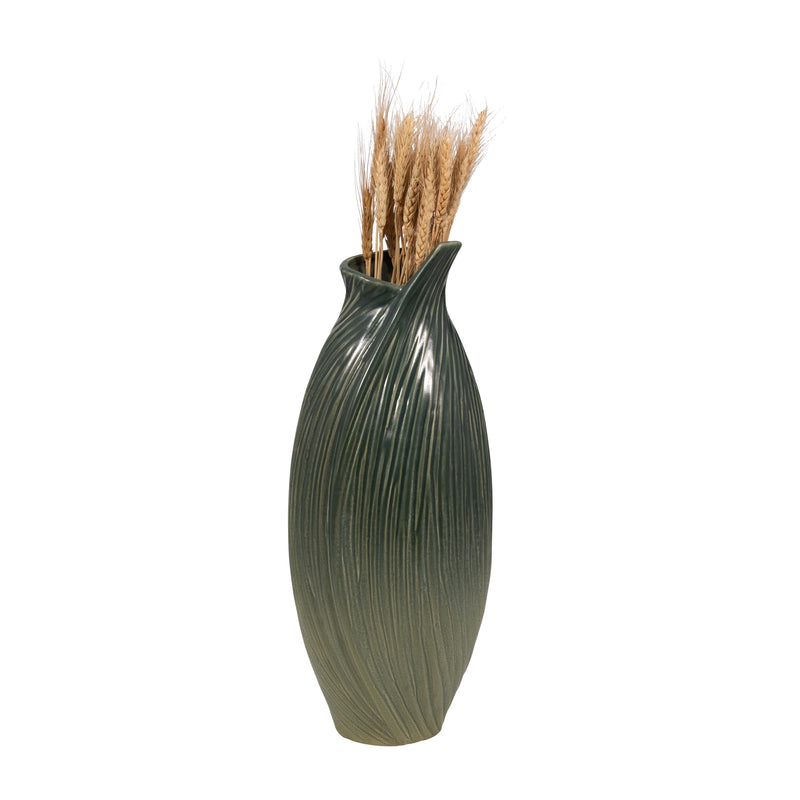 Rubpert Large Green Vase