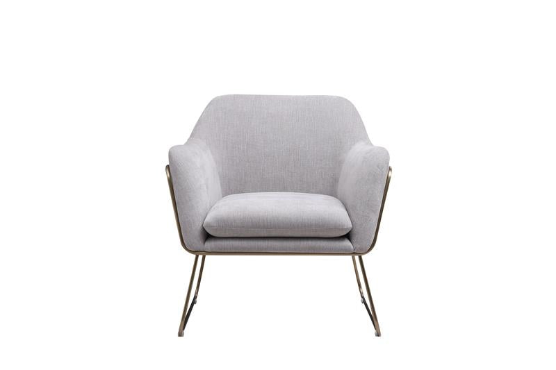 Comfort Cover Grey Accent Chair