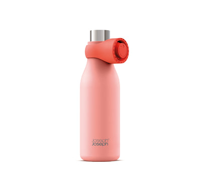 Joseph Joseph Loop™ 500ml Stainless-steel Vacuum Insulated Water Bottle Rose