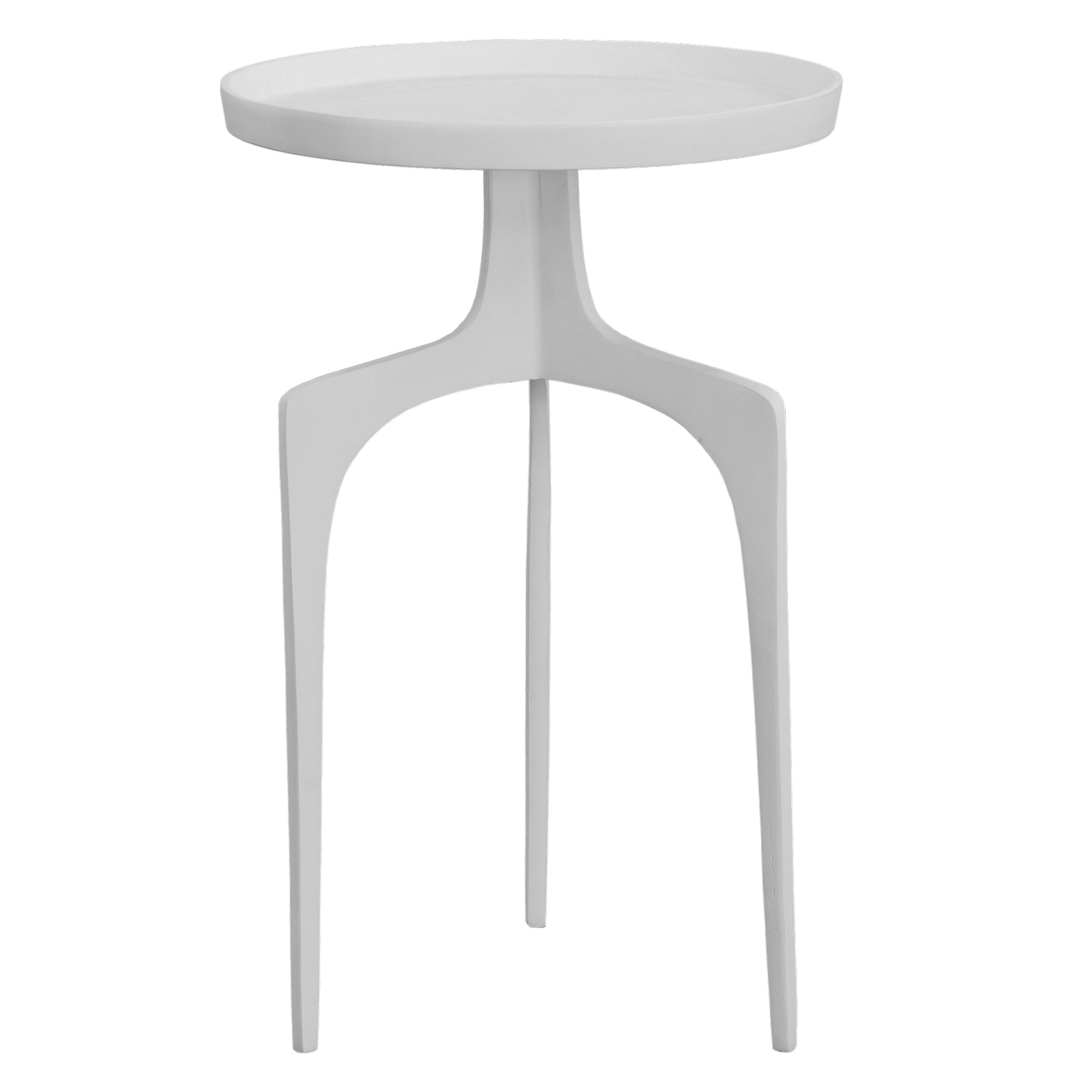 Kenna Accent Table, White – Al Rugaib Furniture