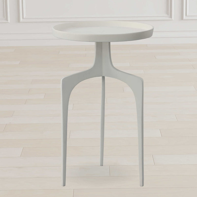 KENNA ACCENT TABLE, WHITE