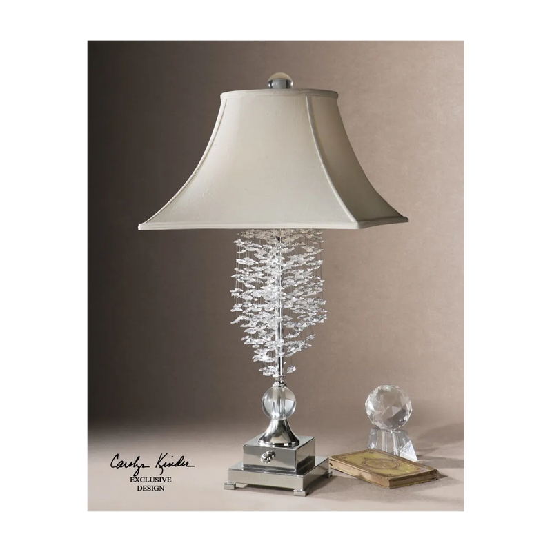 Fascination Ii Silver Table Lamp