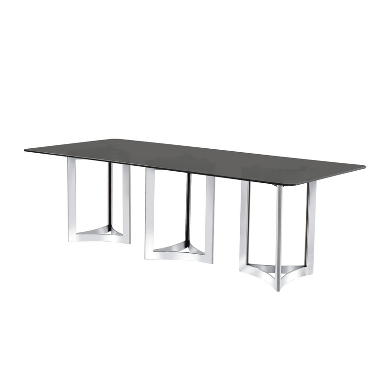 Alexa Glass Top Dining Table