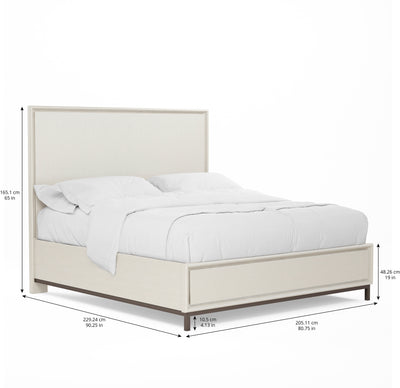 Blanc 6/0 Panel Bed