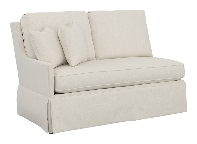 Kelly Skirted Left Arm Loveseat - 2973-72