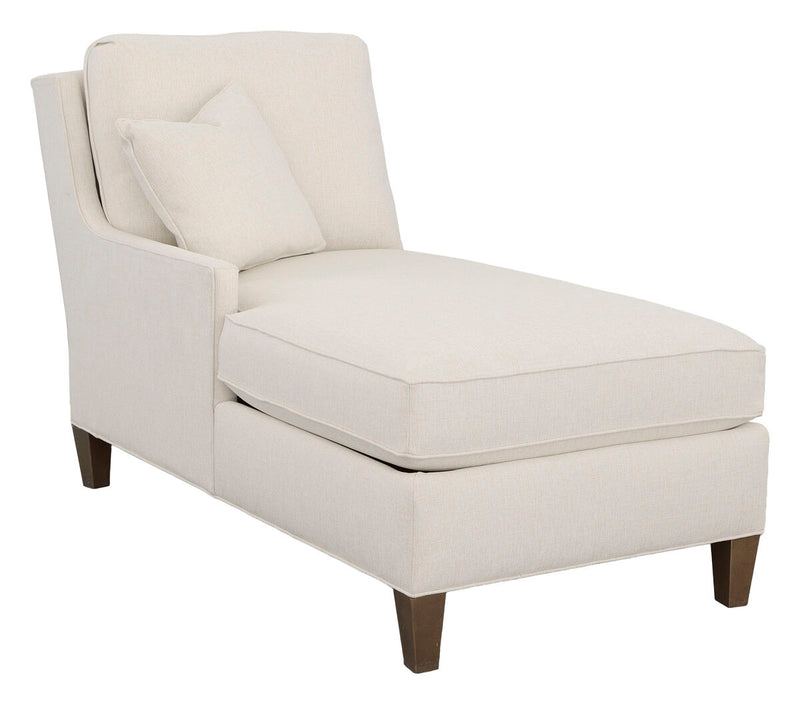 Kelly Left Arm Chaise with Tapered Leg - 2974-27