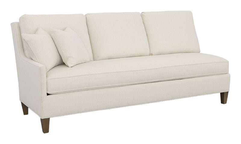 Kelly Left Arm Sofa with Tapered Leg - 2974-52