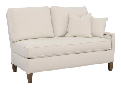 Kelly Right Arm Loveseat with Tapered Leg - 2974-71