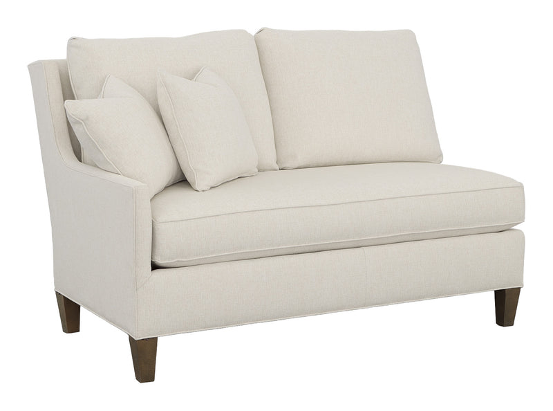 Kelly Left Arm Loveseat with Tapered Leg - 2974-72