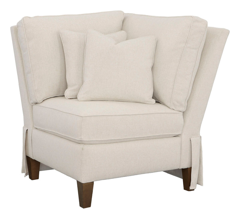 Kelly Skirted Corner Chair - 2975-29